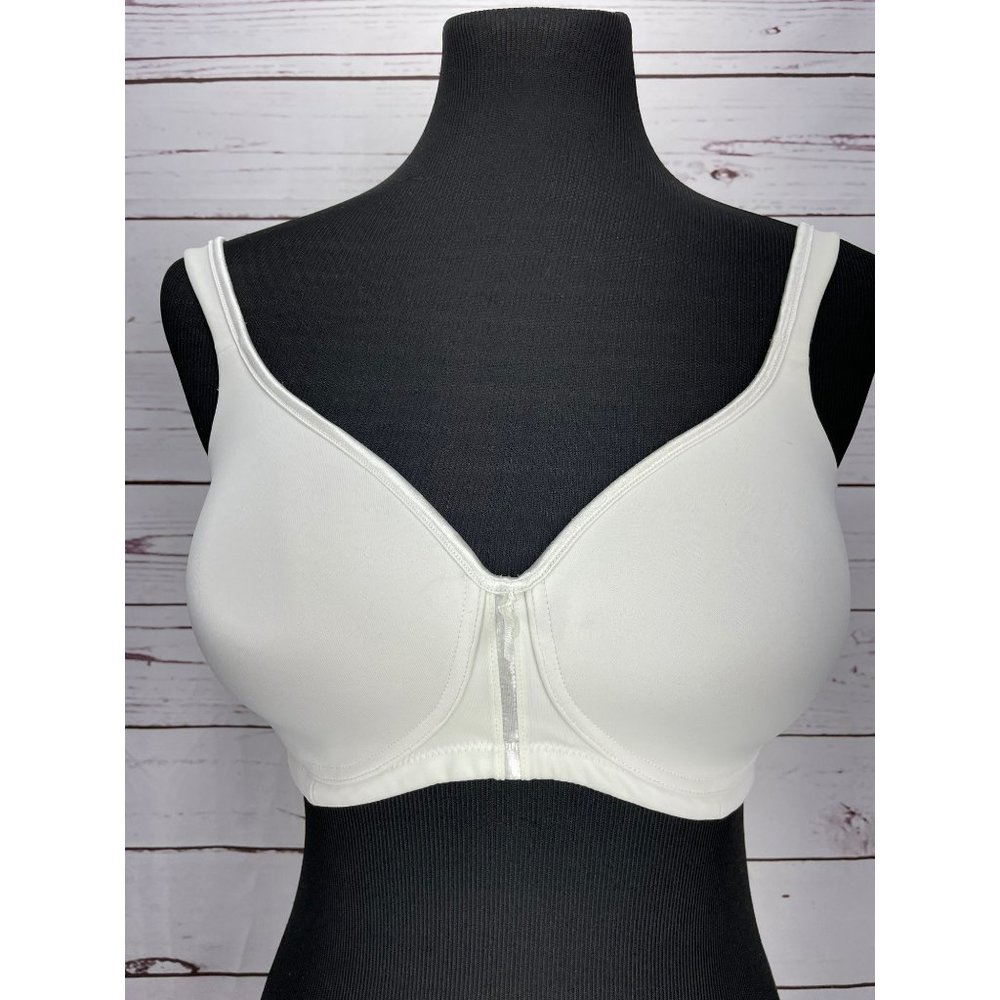 Vintage VANITY FAIR 36C White Bra Wireless‎ Bra